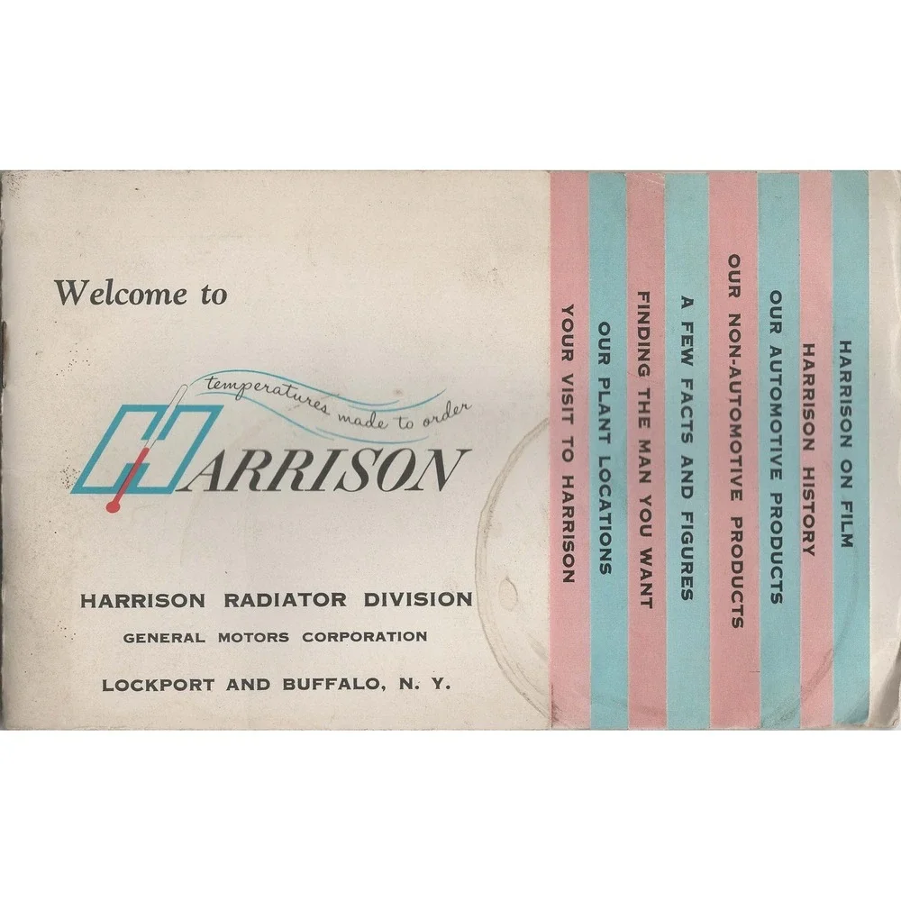 Vintage Harrison Radiator Division General Motors GM Booklet Lockport Buffalo NY